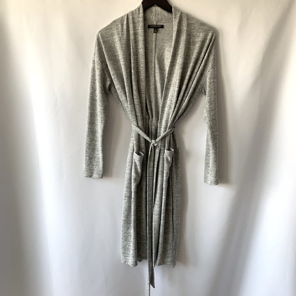 Banana Republic Women's Heather Gray Long Sleeve Robe Size XS